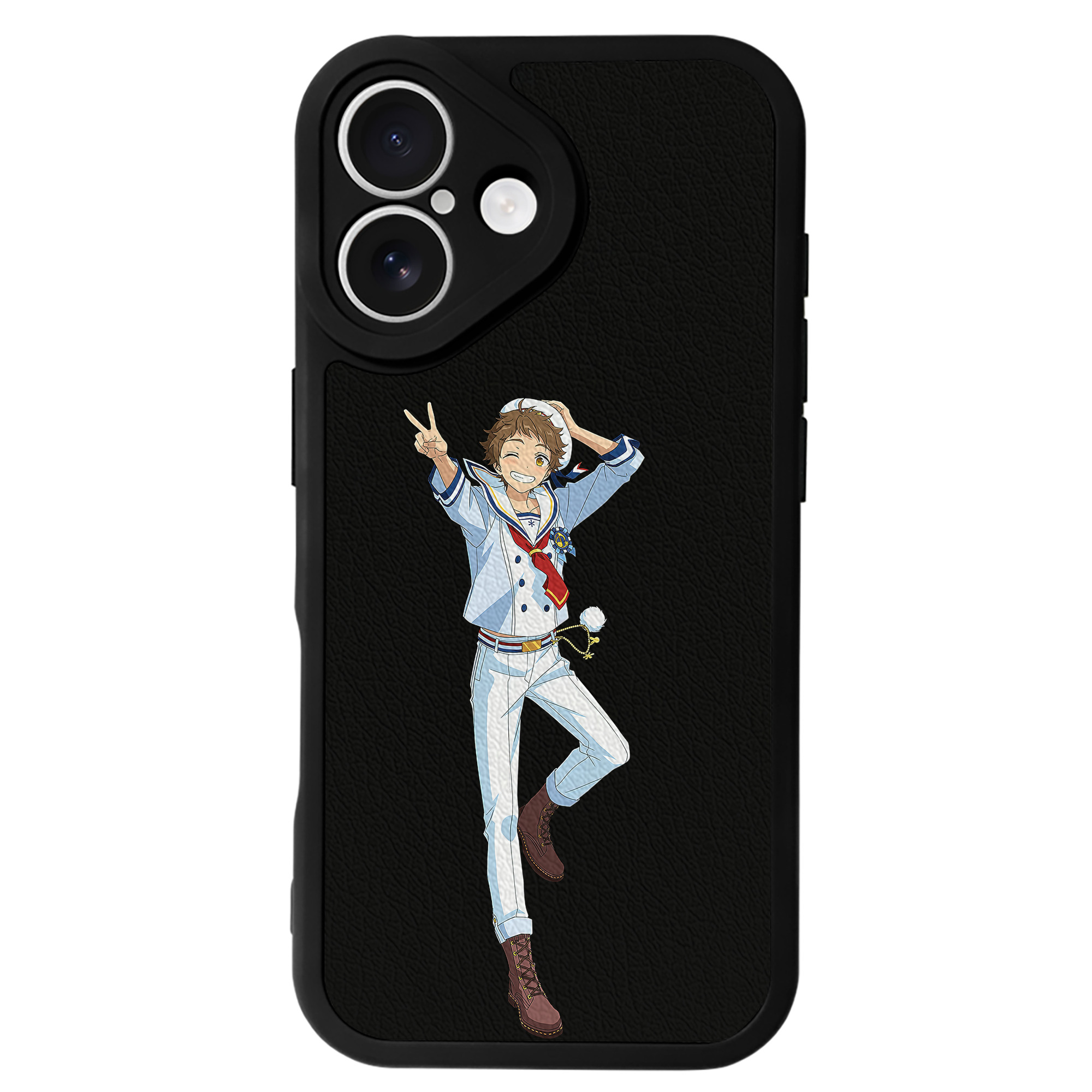 （画像用） あんさんぶるスターズ! Ensemble Stars 【iPhone 16シリーズ対応】シリコンスマホケース（レザー調） 材質：シリコン